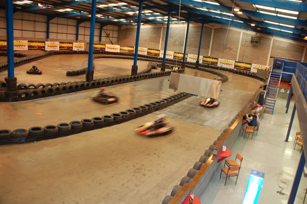 The go-karting track In Peterborough
