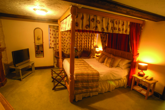 An image of one of the rooms at the Bell Inn hotel